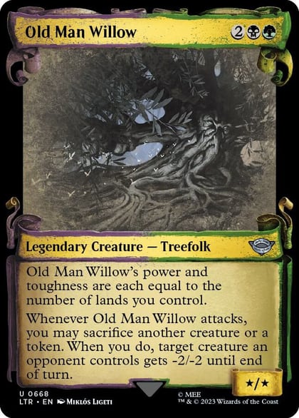 Old Man Willow (Showcase Scrolls), Universes Beyond: The Lord of the Rings: Tales of Middle-earth 668