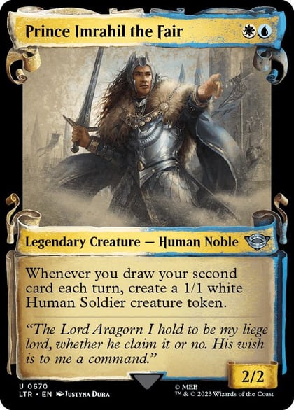 Prince Imrahil the Fair (Showcase Scrolls), Universes Beyond: The Lord of the Rings: Tales of Middle-earth 670