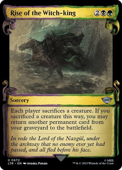 Rise of the Witch-king (Showcase Scrolls), Universes Beyond: The Lord of the Rings: Tales of Middle-earth 672