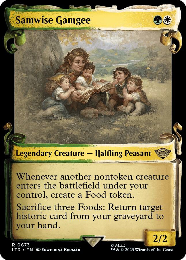 Samwise Gamgee (Showcase Scrolls), Universes Beyond: The Lord of the Rings: Tales of Middle-earth 673