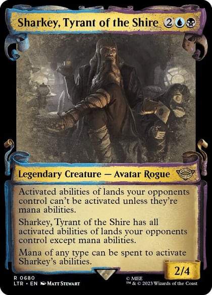 Sharkey, Tyrant of the Shire (Showcase Scrolls), Universes Beyond: The Lord of the Rings: Tales of Middle-earth 680