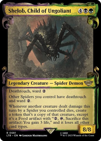 Shelob, Child of Ungoliant (Showcase Scrolls), Universes Beyond: The Lord of the Rings: Tales of Middle-earth 681