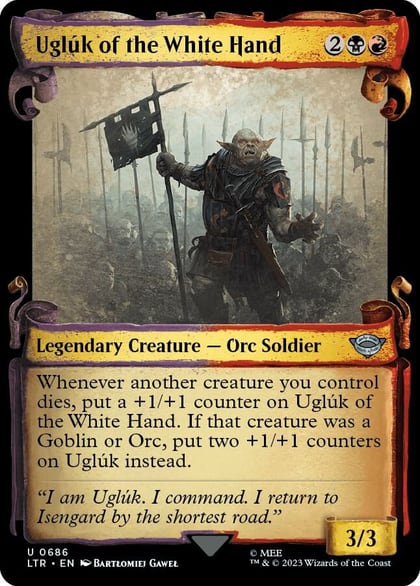 Ugluk of the White Hand (Showcase Scrolls), Universes Beyond: The Lord of the Rings: Tales of Middle-earth 686