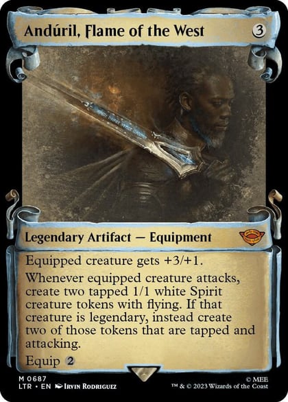 Anduril, Flame of the West (Showcase Scrolls), Universes Beyond: The Lord of the Rings: Tales of Middle-earth 687