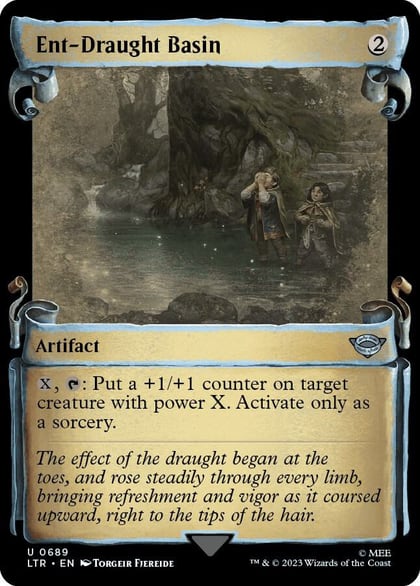 Ent-Draught Basin (Showcase Scrolls), Universes Beyond: The Lord of the Rings: Tales of Middle-earth 689