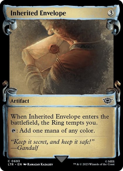 Inherited Envelope (Showcase Scrolls), Universes Beyond: The Lord of the Rings: Tales of Middle-earth 693