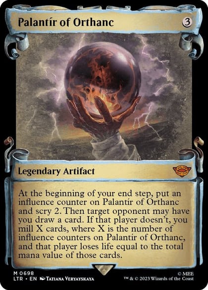 Palantir of Orthanc (Showcase Scrolls), Universes Beyond: The Lord of the Rings: Tales of Middle-earth 698