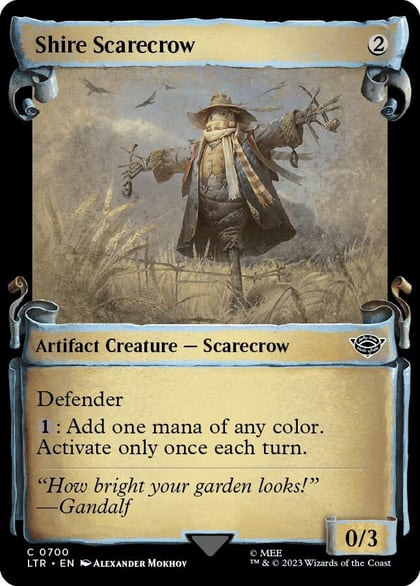 Shire Scarecrow (Showcase Scrolls), Universes Beyond: The Lord of the Rings: Tales of Middle-earth 700