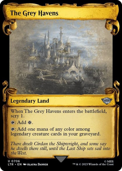 The Grey Havens (Showcase Scrolls), Universes Beyond: The Lord of the Rings: Tales of Middle-earth 706