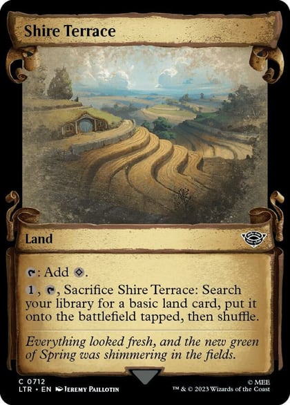 Shire Terrace (Showcase Scrolls), Universes Beyond: The Lord of the Rings: Tales of Middle-earth 712