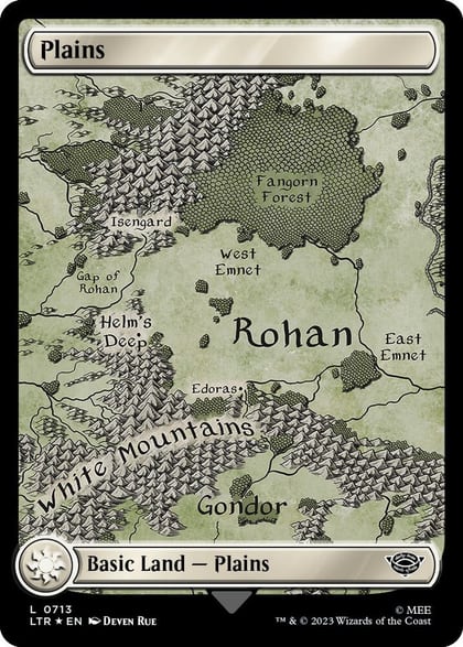 Plains (0713) (Surge Foil), Universes Beyond: The Lord of the Rings: Tales of Middle-earth 713
