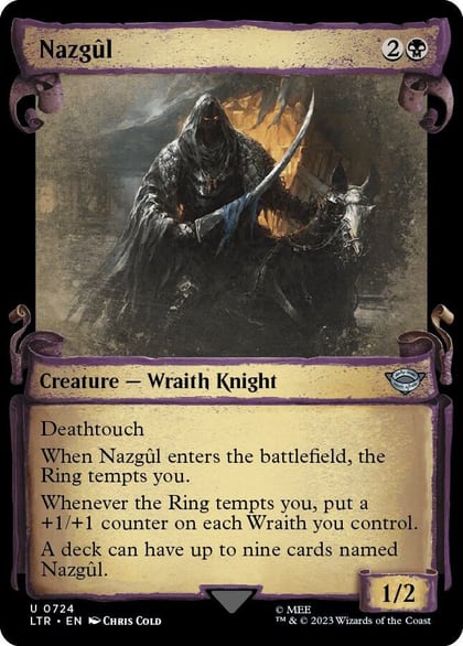 Nazgul (0724) (Showcase Scrolls), Universes Beyond: The Lord of the Rings: Tales of Middle-earth 724