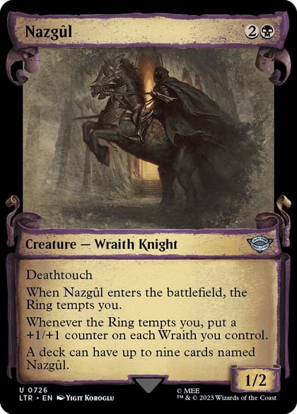 Nazgul (0726) (Showcase Scrolls), Universes Beyond: The Lord of the Rings: Tales of Middle-earth 726