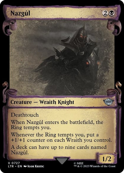 Nazgul (0727) (Showcase Scrolls), Universes Beyond: The Lord of the Rings: Tales of Middle-earth 727