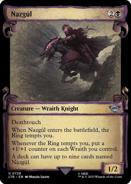 Nazgul (0728) (Showcase Scrolls), Universes Beyond: The Lord of the Rings: Tales of Middle-earth 728