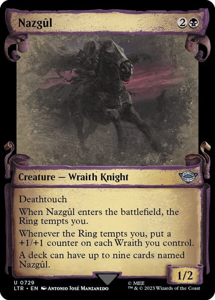 Nazgul (0729) (Showcase Scrolls), Universes Beyond: The Lord of the Rings: Tales of Middle-earth 729