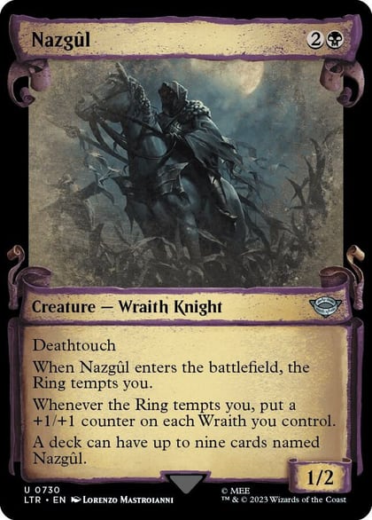 Nazgul (0730) (Showcase Scrolls), Universes Beyond: The Lord of the Rings: Tales of Middle-earth 730