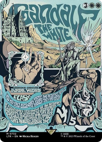 Gandalf the White (Borderless Poster), Universes Beyond: The Lord of the Rings: Tales of Middle-earth 732