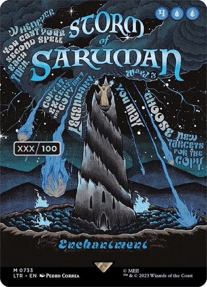Storm of Saruman (Borderless Poster) (Serial Numbered), Universes Beyond: The Lord of the Rings: Tales of Middle-earth 733