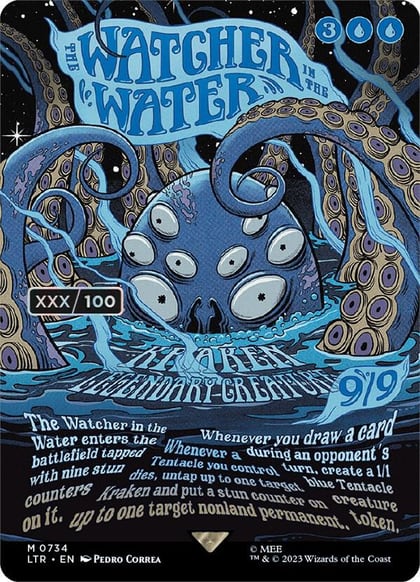 The Watcher in the Water (Borderless Poster) (Serial Numbered), Universes Beyond: The Lord of the Rings: Tales of Middle-earth 734