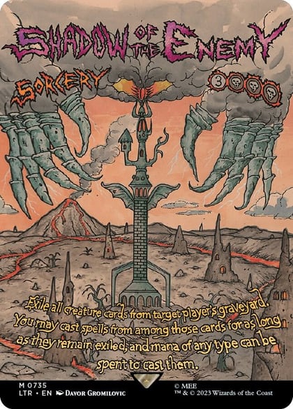 Shadow of the Enemy (Borderless Poster), Universes Beyond: The Lord of the Rings: Tales of Middle-earth 735