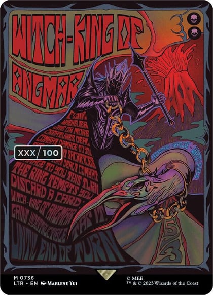 Witch-king of Angmar (Borderless Poster) (Serial Numbered), Universes Beyond: The Lord of the Rings: Tales of Middle-earth 736