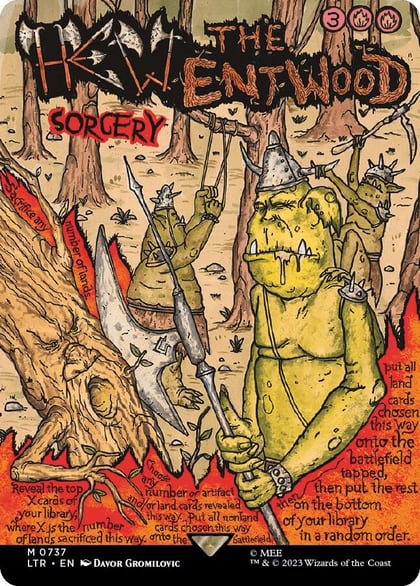 Hew the Entwood (Borderless Poster), Universes Beyond: The Lord of the Rings: Tales of Middle-earth 737