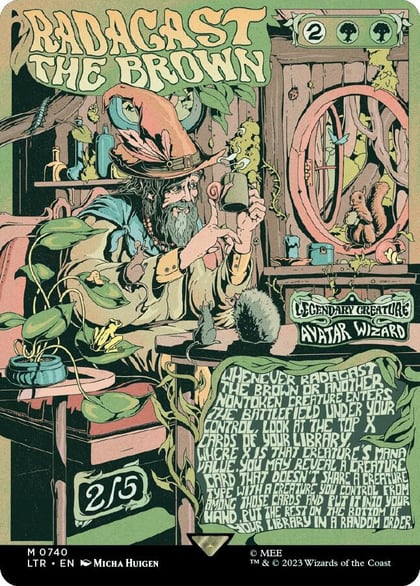 Radagast the Brown (Borderless Poster), Universes Beyond: The Lord of the Rings: Tales of Middle-earth 740