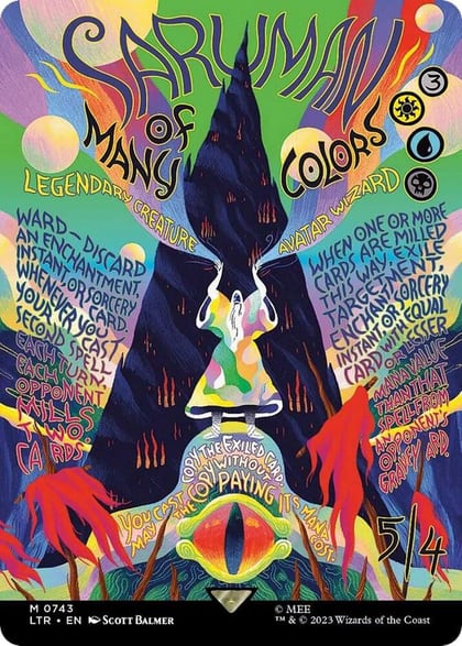 Saruman of Many Colors (Borderless Poster), Universes Beyond: The Lord of the Rings: Tales of Middle-earth 743