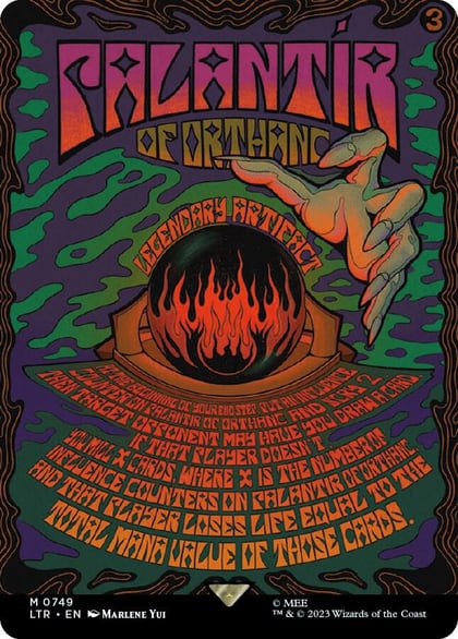 Palantir of Orthanc (Borderless Poster), Universes Beyond: The Lord of the Rings: Tales of Middle-earth 749
