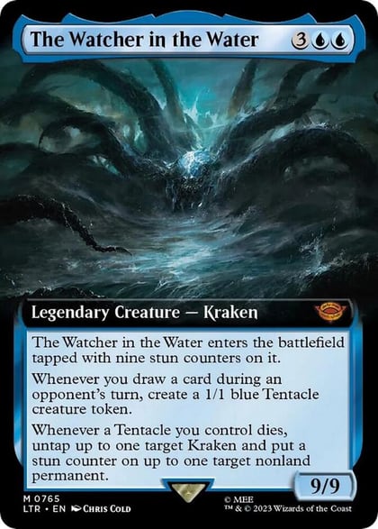 The Watcher in the Water (Extended Art) (Surge Foil), Universes Beyond: The Lord of the Rings: Tales of Middle-earth 765