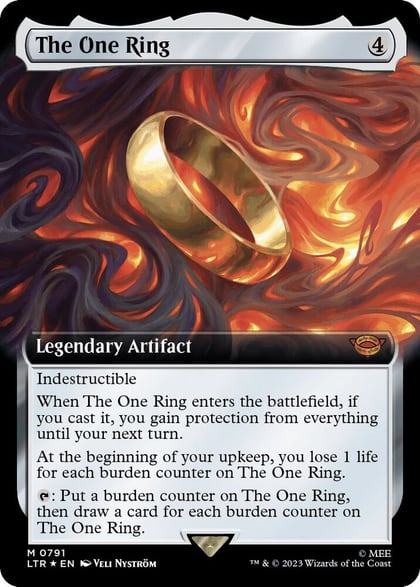 The One Ring (Extended Art) (Surge Foil), Universes Beyond: The Lord of the Rings: Tales of Middle-earth 791