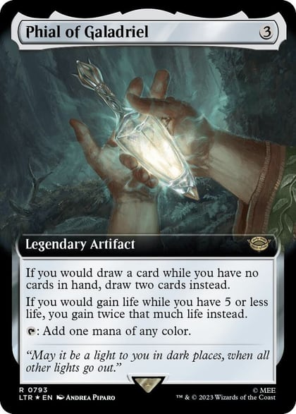 Phial of Galadriel (Extended Art) (Surge Foil), Universes Beyond: The Lord of the Rings: Tales of Middle-earth 793