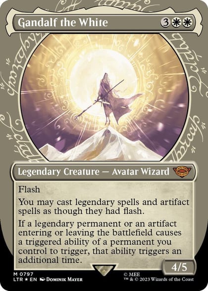 Gandalf the White (Showcase) (Surge Foil), Universes Beyond: The Lord of the Rings: Tales of Middle-earth 797
