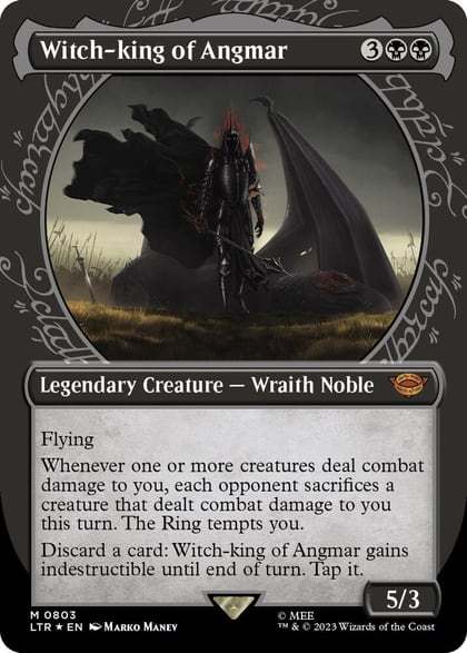 Witch-king of Angmar (Showcase) (Surge Foil), Universes Beyond: The Lord of the Rings: Tales of Middle-earth 803