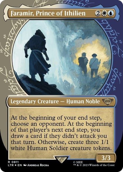 Faramir, Prince of Ithilien (Showcase) (Surge Foil), Universes Beyond: The Lord of the Rings: Tales of Middle-earth 811