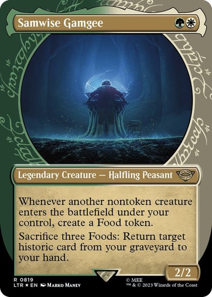 Samwise Gamgee (Showcase) (Surge Foil), Universes Beyond: The Lord of the Rings: Tales of Middle-earth 819
