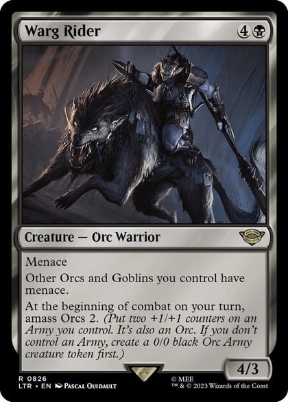 Warg Rider, Universes Beyond: The Lord of the Rings: Tales of Middle-earth 826