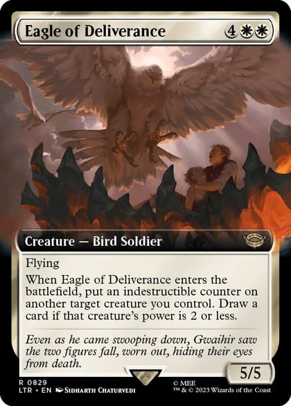 Eagle of Deliverance (Extended Art), Universes Beyond: The Lord of the Rings: Tales of Middle-earth 829