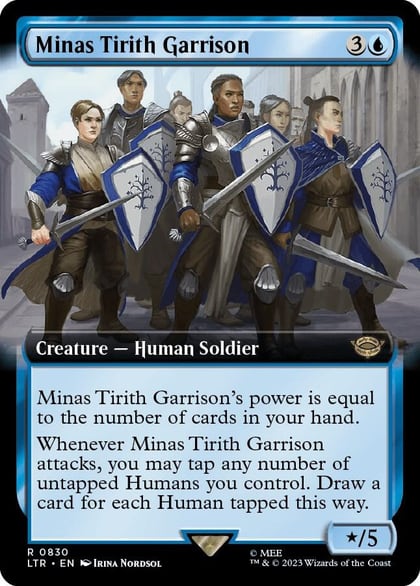 Minas Tirith Garrison (Extended Art), Universes Beyond: The Lord of the Rings: Tales of Middle-earth 830