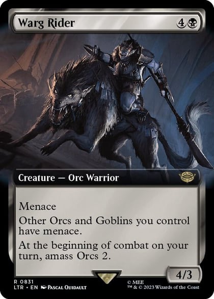 Warg Rider (Extended Art), Universes Beyond: The Lord of the Rings: Tales of Middle-earth 831