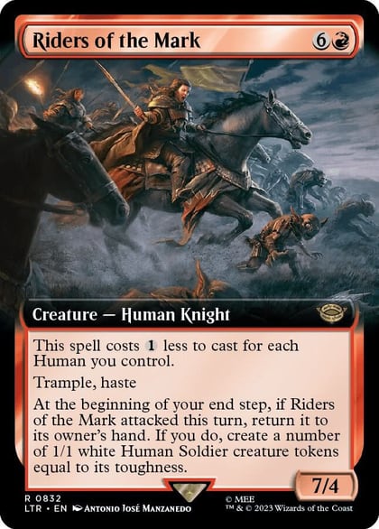 Riders of the Mark (Extended Art), Universes Beyond: The Lord of the Rings: Tales of Middle-earth 832