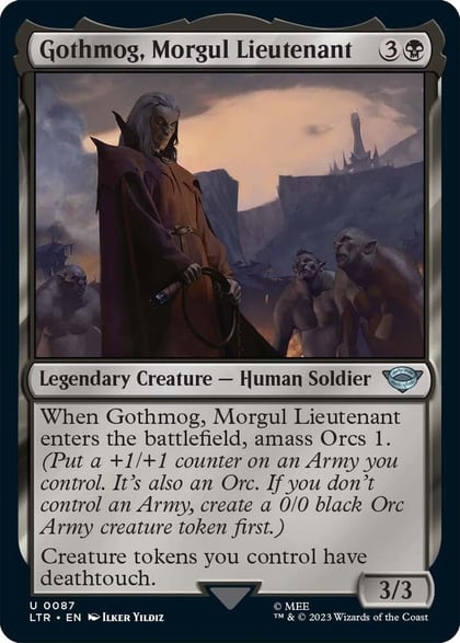 Gothmog, Morgul Lieutenant, Universes Beyond: The Lord of the Rings: Tales of Middle-earth 87