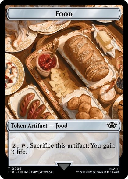 Food Token (0009), Universes Beyond: The Lord of the Rings: Tales of Middle-earth 9
