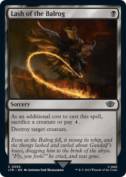 Lash of the Balrog, Universes Beyond: The Lord of the Rings: Tales of Middle-earth 92