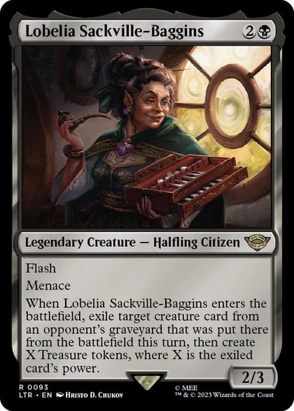 Lobelia Sackville-Baggins, Universes Beyond: The Lord of the Rings: Tales of Middle-earth 93