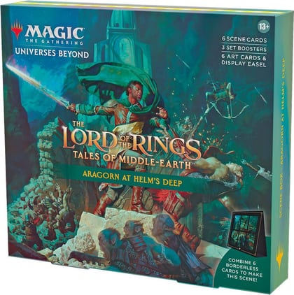 The Lord of the Rings: Tales of Middle-earth Scene Box - Aragorn at Helm's Deep, Universes Beyond: The Lord of the Rings: Tales of Middle-earth P515908