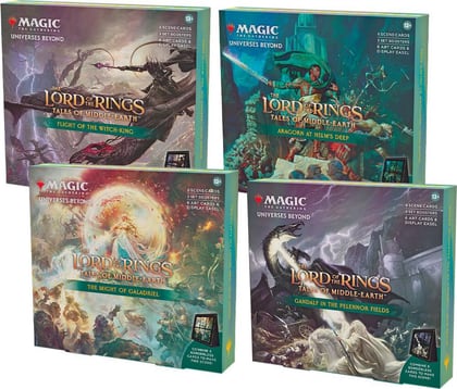 The Lord of the Rings: Tales of Middle-earth Scene Boxes [Set of 4], Universes Beyond: The Lord of the Rings: Tales of Middle-earth P515911