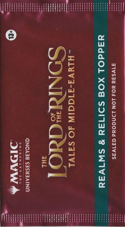 Universes Beyond: The Lord of the Rings: Tales of Middle-earth - Realms & Relics Box Topper Pack, Universes Beyond: The Lord of the Rings: Tales of Middle-earth P522644