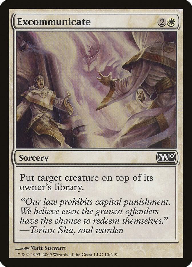 Excommunicate, Magic 2010 (M10) 10